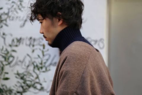 Dulcamara ラムビーバーレイヤードBigコート"BROWN"Style.2019.12.4.