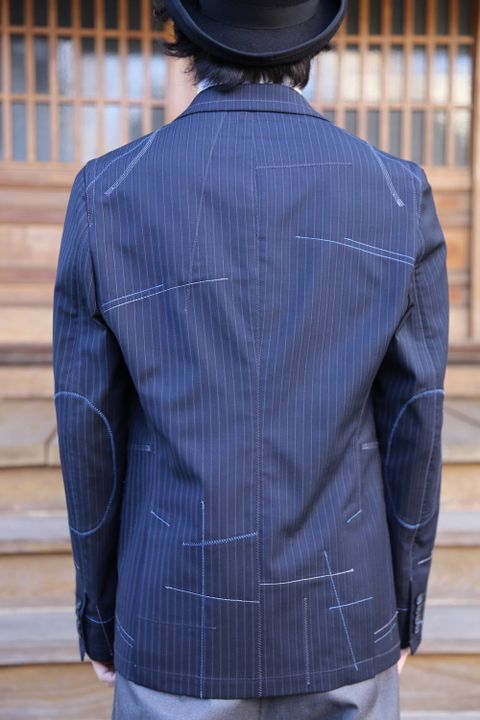 JUNYA WATANABE COMME des GARCONS MAN ストライプジャケット Style.2020.1.21.