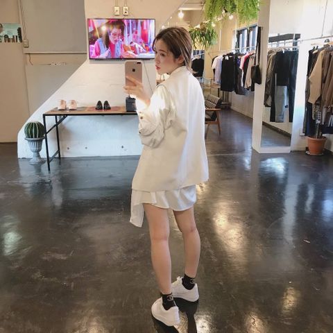 sulvam  over w.collar SH  All white stlye.2020.1.19