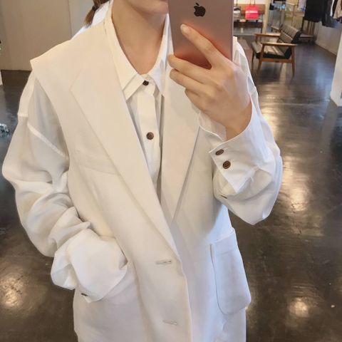 sulvam  over w.collar SH  All white stlye.2020.1.19