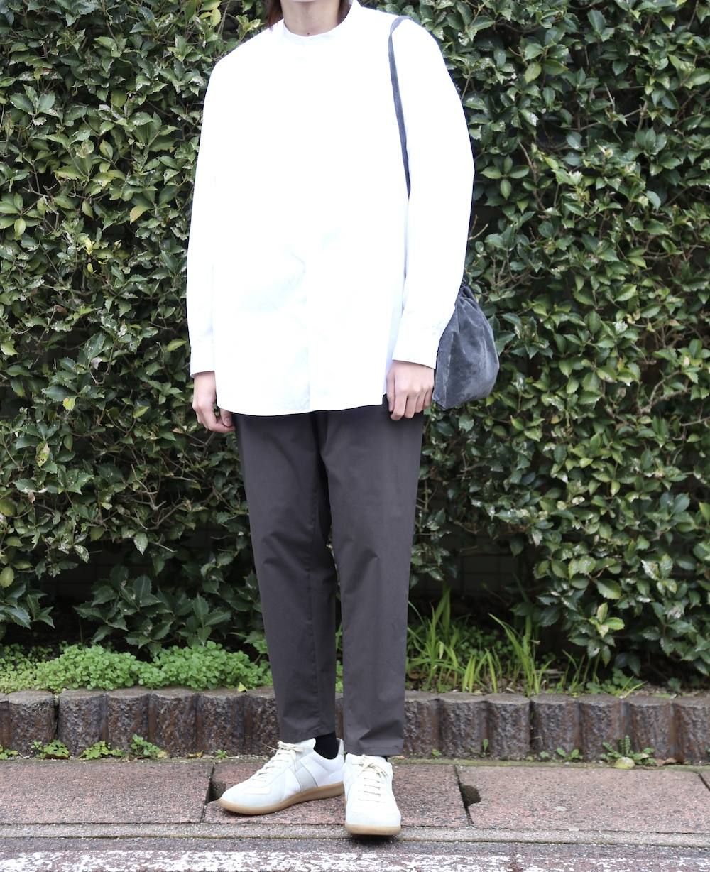 Graphpaper  Stretch Typewriter Cook Pants"GRAY"スタイル.2020.1.25.