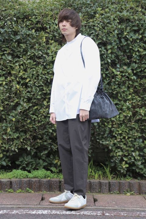 Graphpaper  Stretch Typewriter Cook Pants"GRAY"スタイル.2020.1.25.