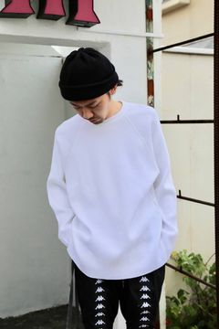 Graphpaper Waffle L/S Tee"WHITE"Style.2020.1.21.