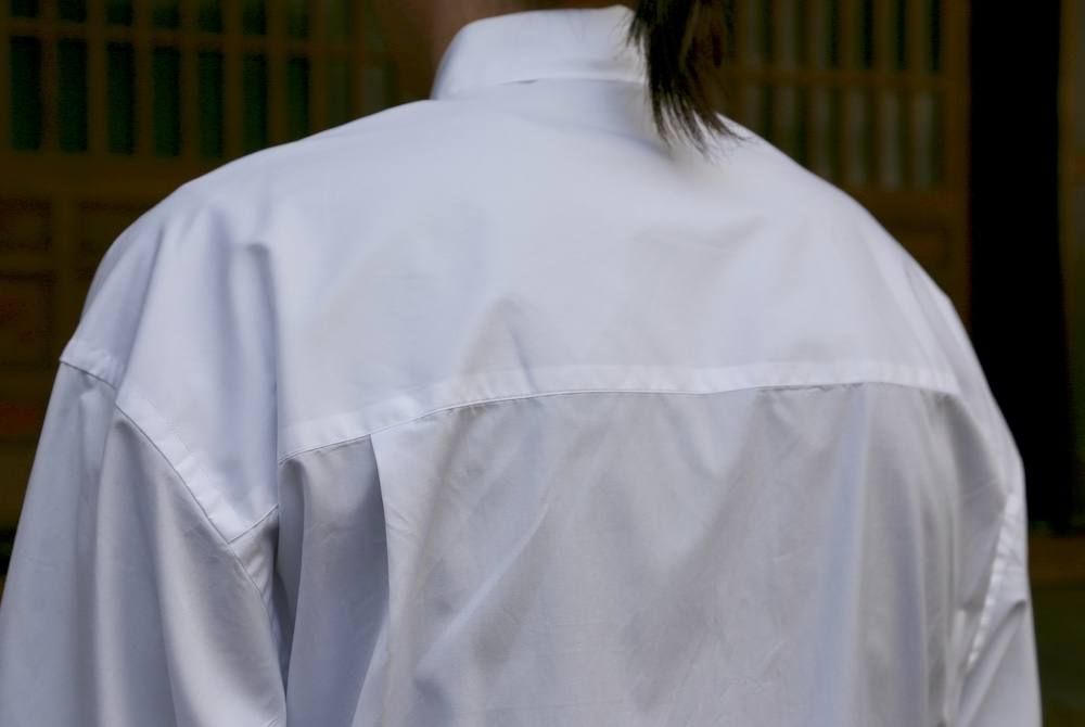 Graphpaper 	 Broad L/S Regular Collar Oversized Shirt"WHITE"style.2020.1.19.