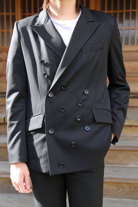 sulvam Button's w.JKT"BLACK"Style.2020.1.27.