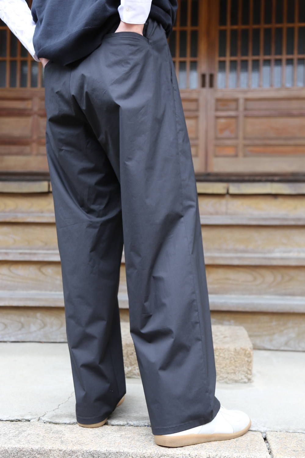 graphpaper typewriter wide cook pants-