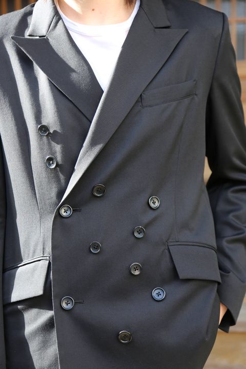 sulvam Button's w.JKT"BLACK"Style.2020.1.27.
