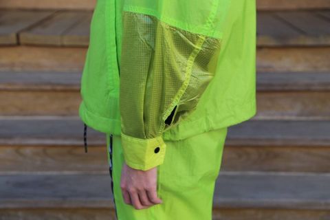 JieDa SWITCHING JAKET &NYLON PANTS"NEON GREEN"Style.2019.1.11.