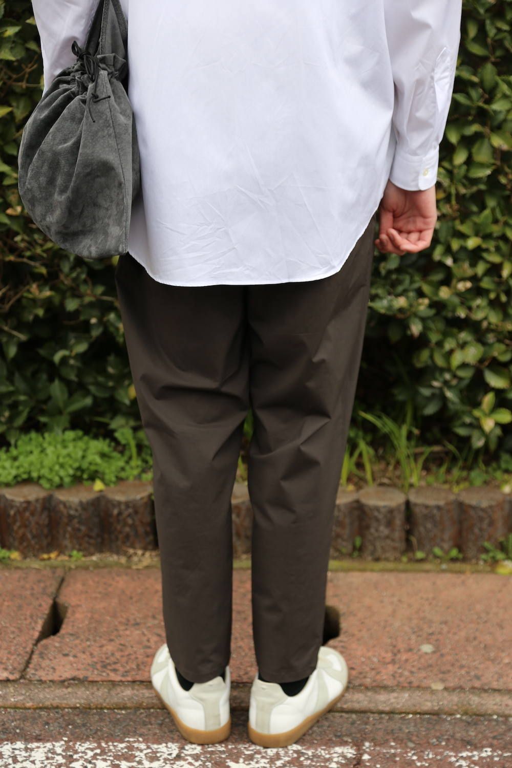 Graphpaper  Stretch Typewriter Cook Pants"GRAY"スタイル.2020.1.25.