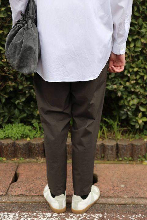 Graphpaper  Stretch Typewriter Cook Pants"GRAY"スタイル.2020.1.25.