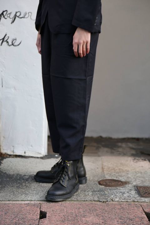 COMME des GARCONS HOMME ウールモヘアトロ×メッシュジャケット"NAVY"スタイル2020.1.12.