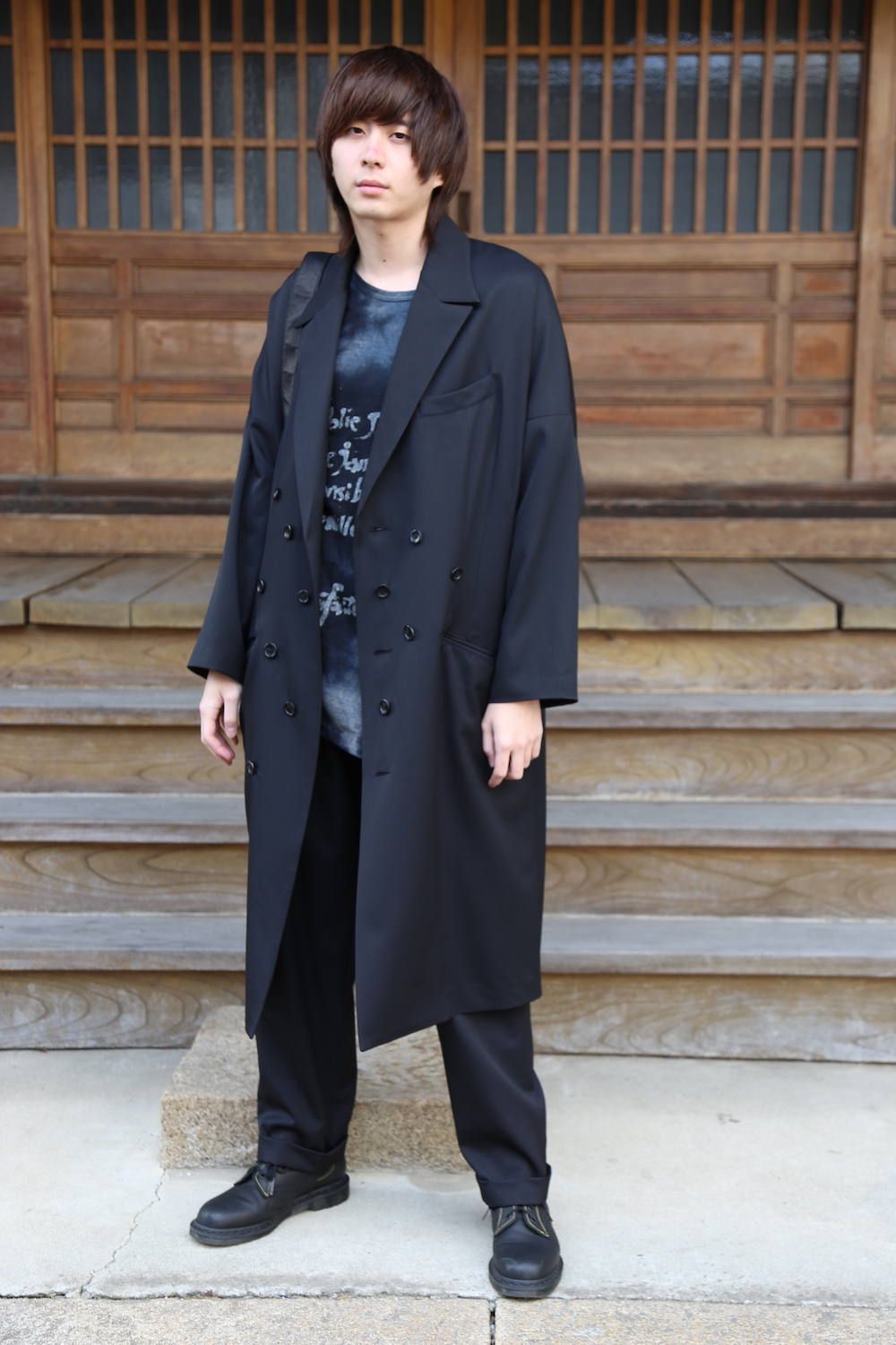 yohji yamamoto メッセージTシャツ"GRAY"Style.2020.1.28.