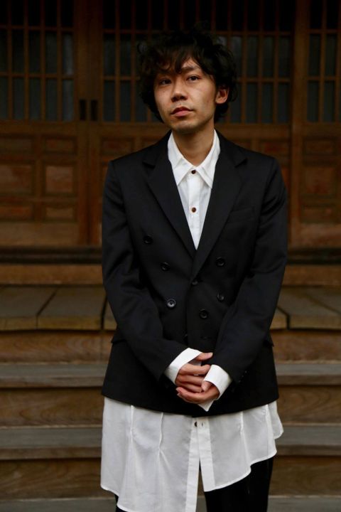 sulvam Button's single JKT& no-tuck flap PT"BLACK"SET UP Style.2020.1.7.