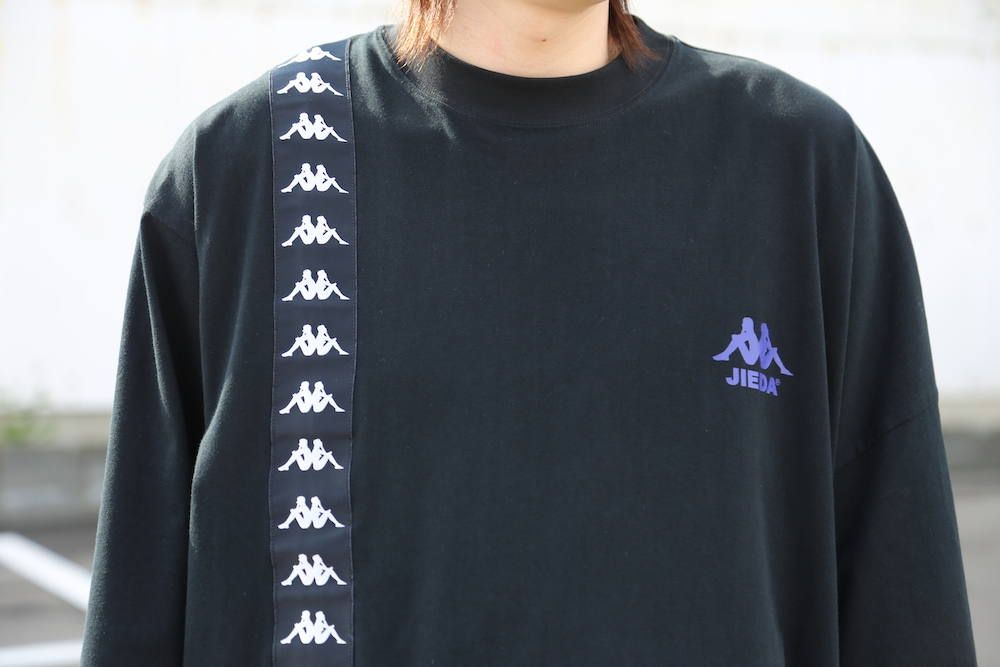 JieDa ASSYMETRY T-SHIRT"BLACK"Style.2020.1.31.