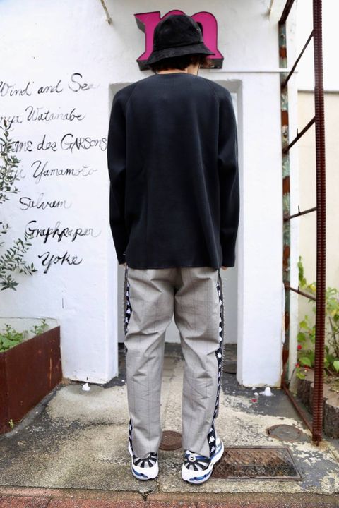 Graphpaper Waffle L/S Tee"BLACK"Style.2020.1.21.