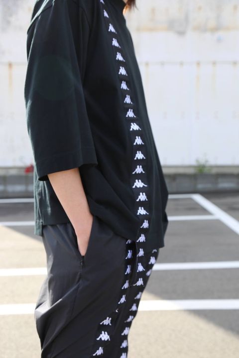 JieDa ASSYMETRY T-SHIRT"BLACK"Style.2020.1.31.