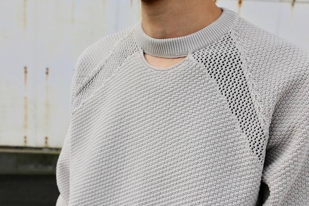 DIGAWEL 8G SWEATER"GREGE"Style.2020.1.26.