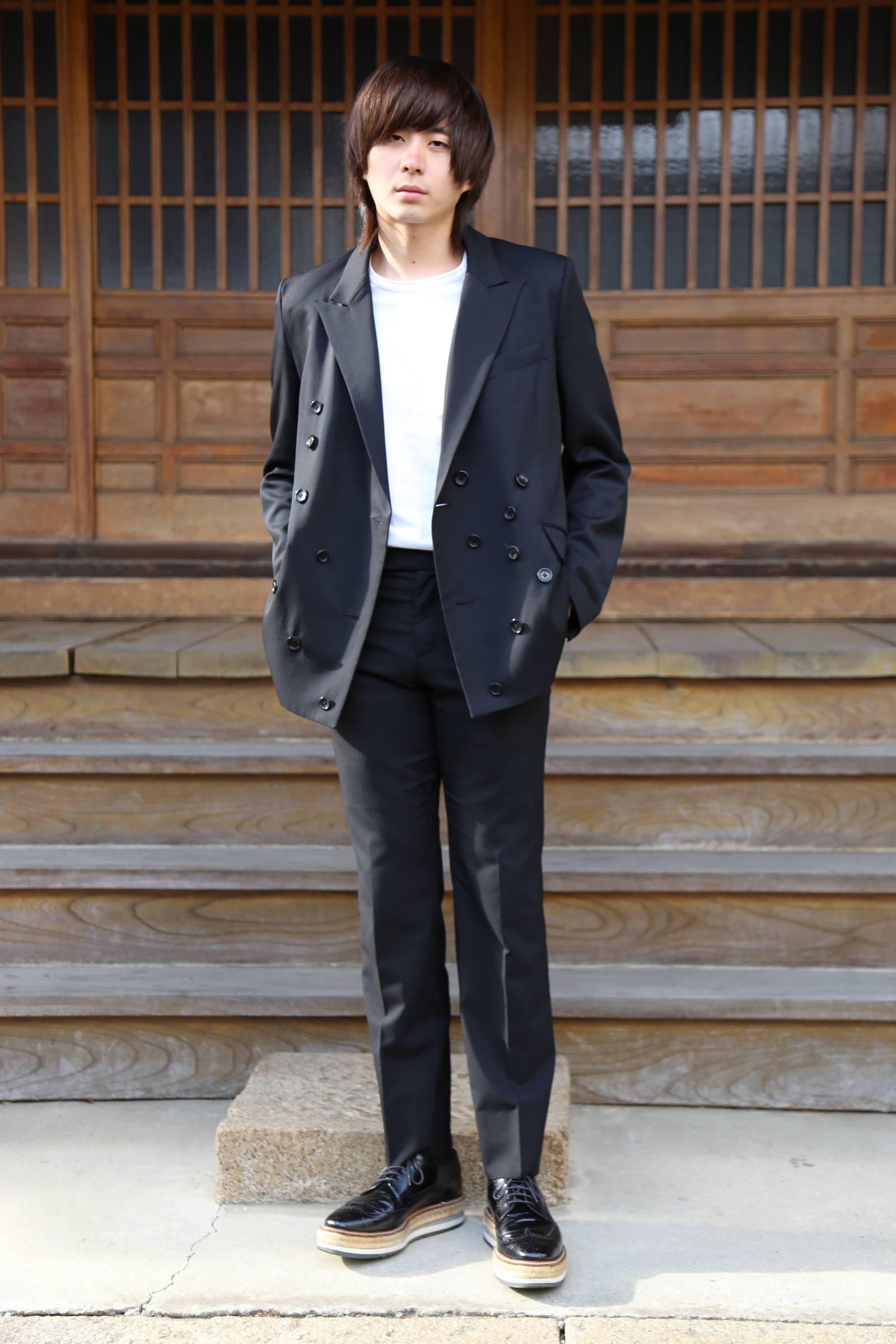 sulvam Button's w.JKT"BLACK"Style.2020.1.27.