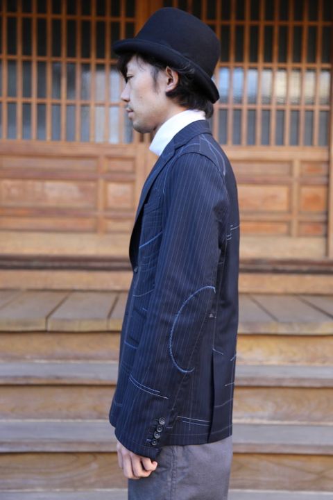 JUNYA WATANABE COMME des GARCONS MAN ストライプジャケット Style.2020.1.21.