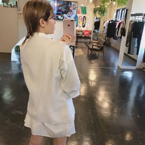 sulvam  over w.collar SH  All white stlye.2020.1.19