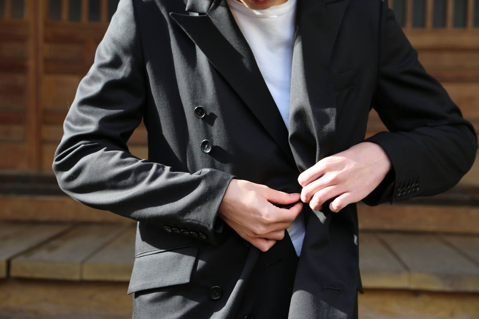 sulvam Button's w.JKT"BLACK"Style.2020.1.27.
