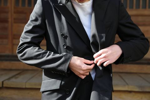 sulvam Button's w.JKT"BLACK"Style.2020.1.27.