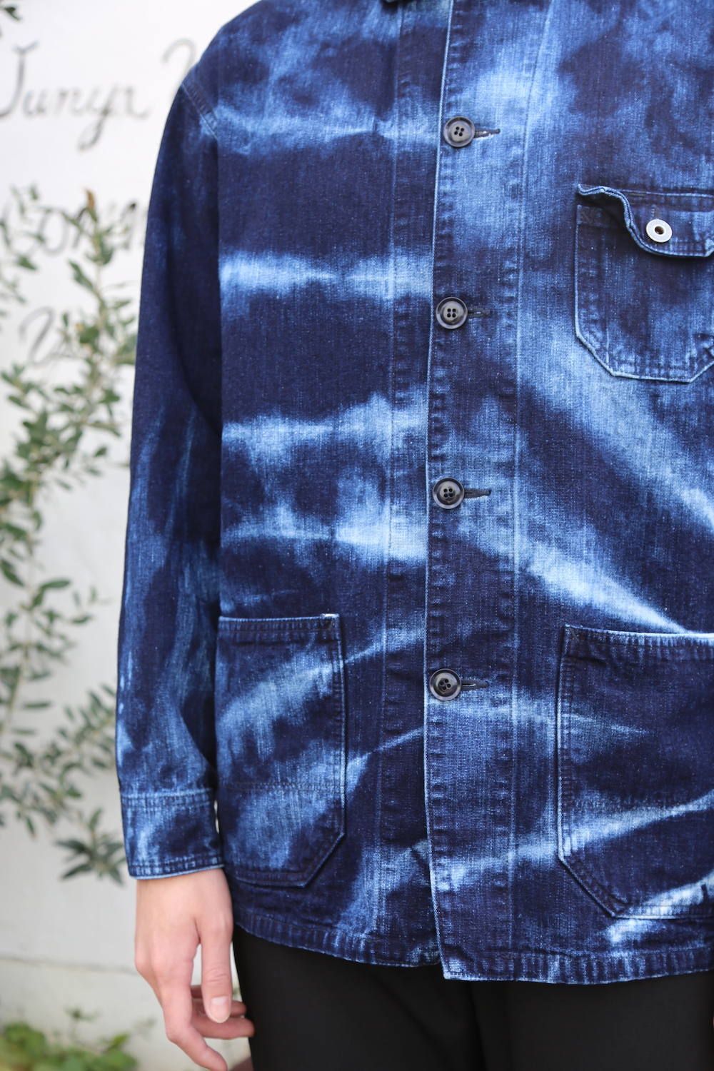 FDMTL TIE FDMTL DYE SHIBORI COVERALL 