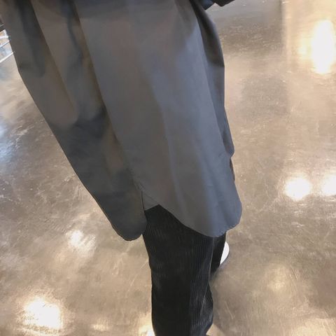Graphpaper  Broad Band Collar Shirt"BLACK"style.2020.1.21