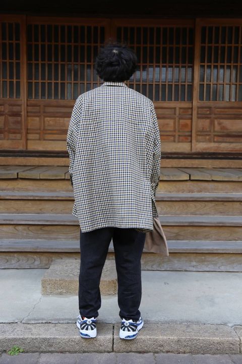 JieDa CHECK OVER SHIRT "GUNCLUB CHECK"Style.2020.1.13.