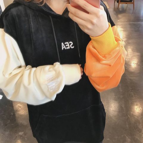 WIND AND SEA  VELOUR HOODIE"BLACK"stlye.2020.1.19