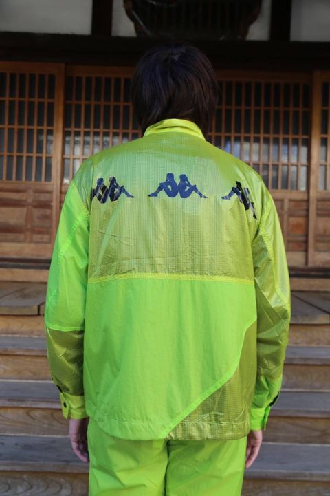 JieDa SWITCHING JAKET &NYLON PANTS"NEON GREEN"Style.2019.1.11.