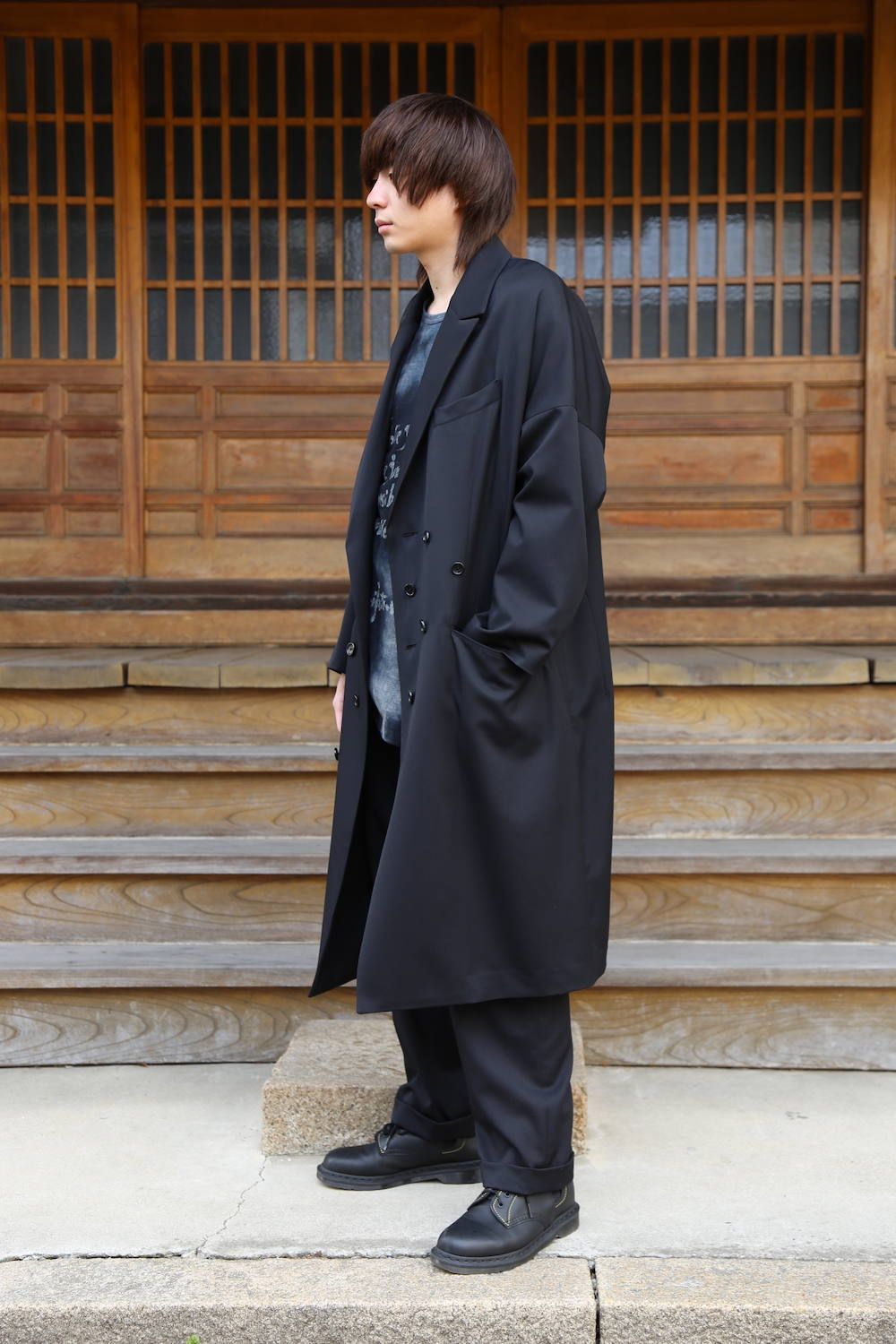 yohji yamamoto メッセージTシャツ"GRAY"Style.2020.1.28.
