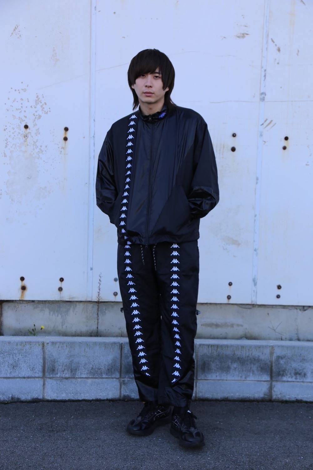 JieDa SWITCHING JAKET&NYLON PANTS"BLACK"Style.2020.1.11.