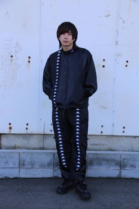 JieDa SWITCHING JAKET&NYLON PANTS"BLACK"Style.2020.1.11.