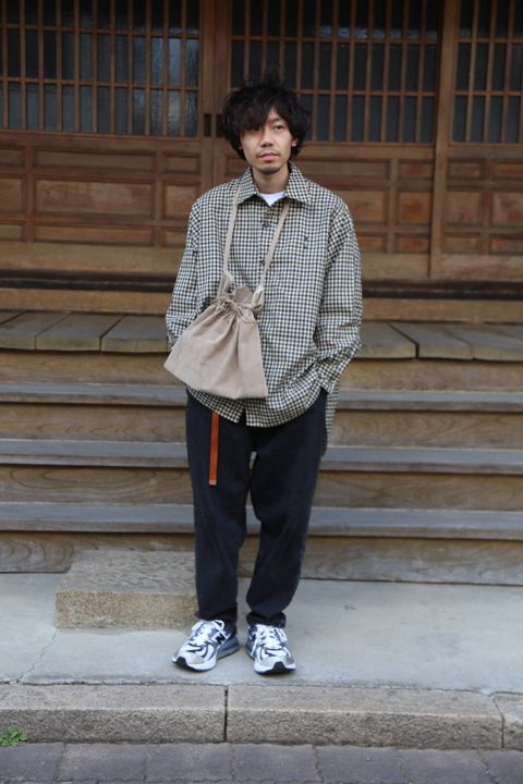 JieDa CHECK OVER SHIRT "GUNCLUB CHECK"Style.2020.1.13.