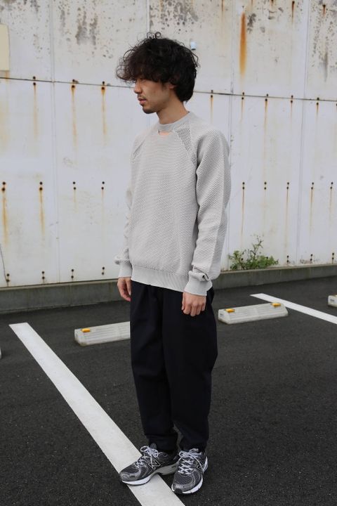 DIGAWEL 8G SWEATER"GREGE"Style.2020.1.26.