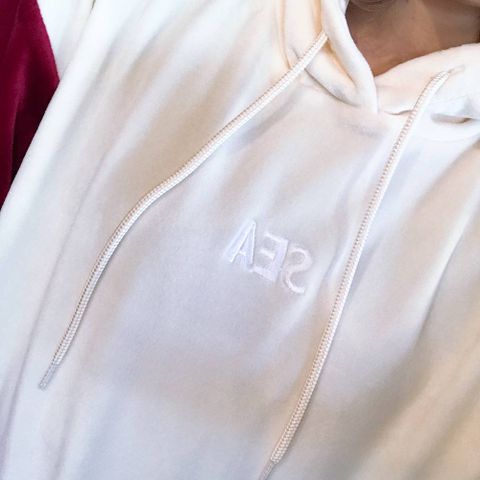 WIND AND SEA  VELOUR HOODIE"GRAY"style.2020.1.19