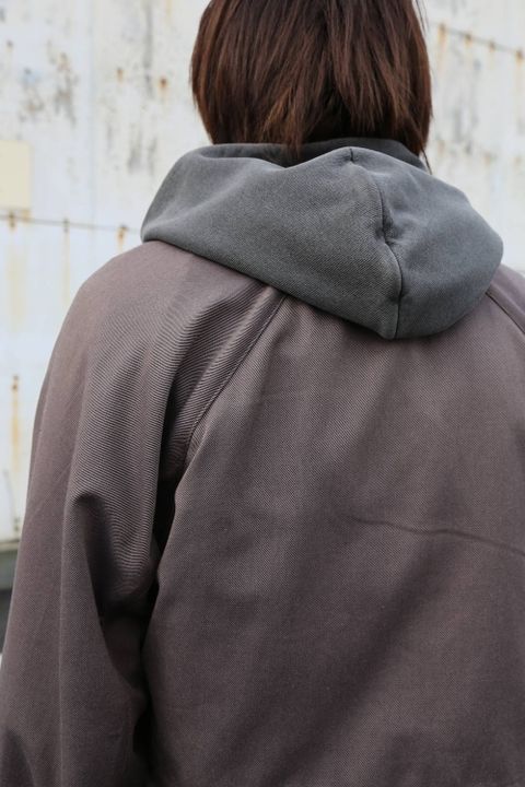 JieDa SHORT TRENCH JACKET ショートトレンチジャケット"CHARCOAL GRAY"Style.2020.1.31.