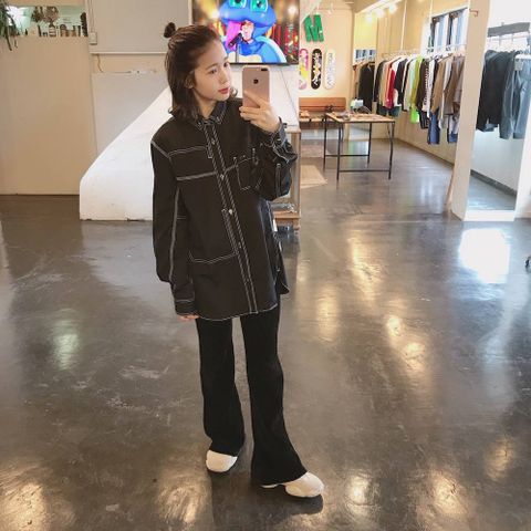 JUNYA WATANABE COMME des GARCONS MAN 綿ブロード×mag culture バッグプリントコラボシャツ