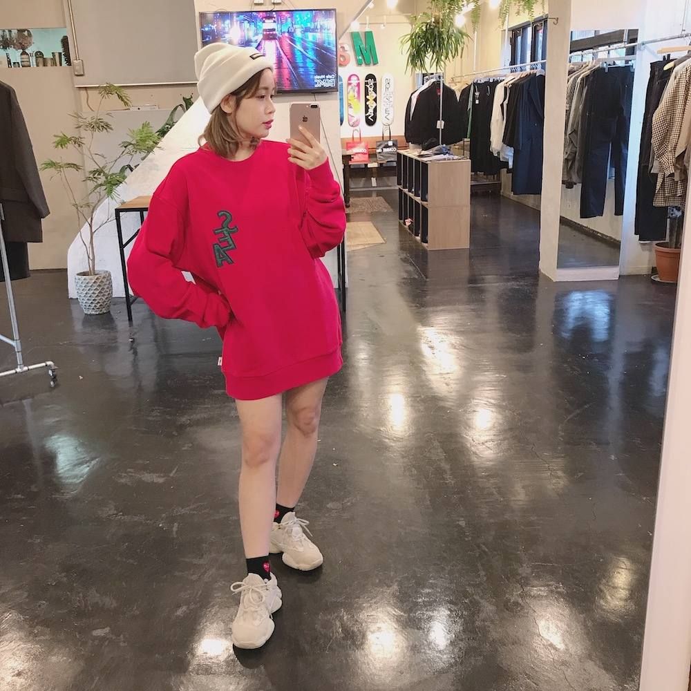 WIND AND SEA  S-E-A SWEAT SHIRT"RED"style.2020.1.15