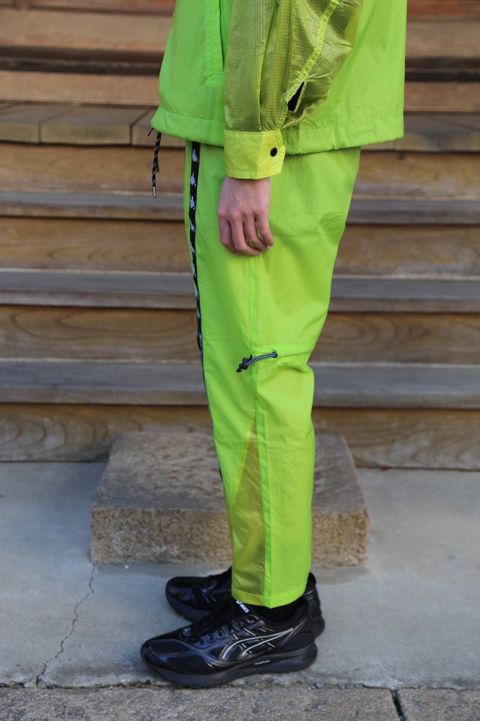 JieDa SWITCHING JAKET &NYLON PANTS"NEON GREEN"Style.2019.1.11.