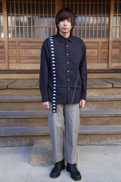JieDa SWITCHING SHIRT&CHECK SLAKS Style.2020.1.12.
