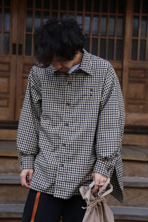 JieDa CHECK OVER SHIRT "GUNCLUB CHECK"Style.2020.1.13.