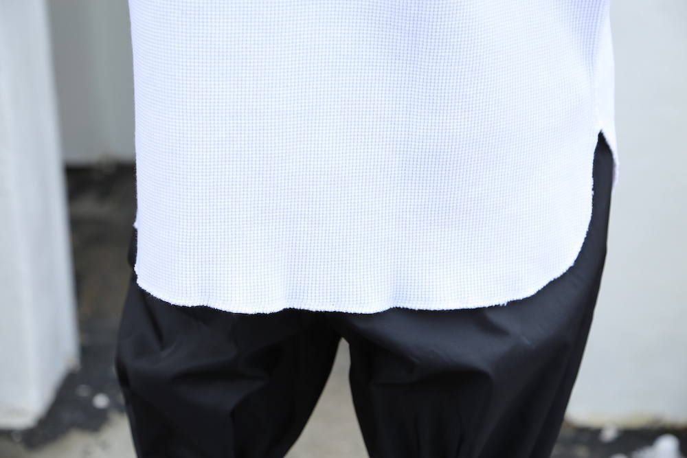 Graphpaper Waffle L/S Tee"WHITE"Style.2020.1.21.