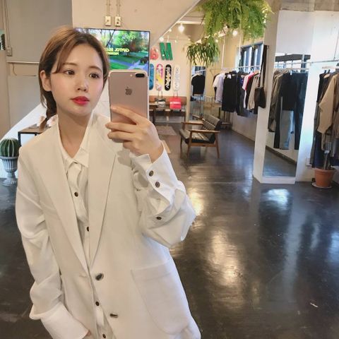 sulvam  over w.collar SH  All white stlye.2020.1.19