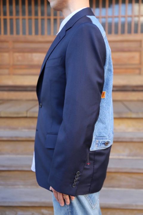 JUNYA WATANABE COMME des GARCONS MAN GIEVES & HAWKESウールサージジャケット Style.2020.1.14