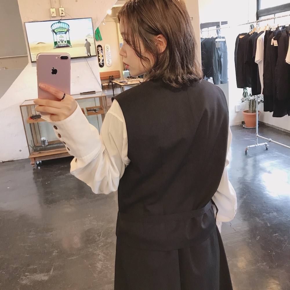 sulvam Gaba gillet"BLACK"style.2020.1.26