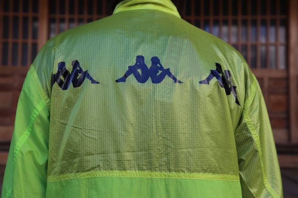 JieDa SWITCHING JAKET &NYLON PANTS"NEON GREEN"Style.2019.1.11.