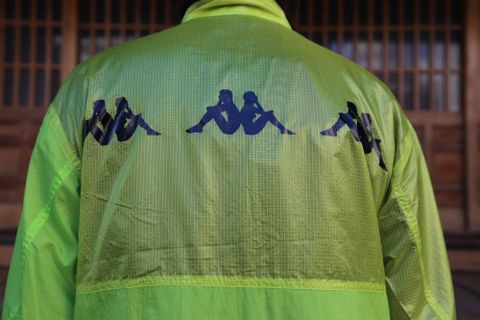 JieDa SWITCHING JAKET &NYLON PANTS"NEON GREEN"Style.2019.1.11.