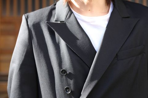 sulvam Button's w.JKT"BLACK"Style.2020.1.27.